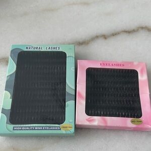 2 sets of lash clusters mix sizes 110D/DD 14 mm & 80D 8-16mm